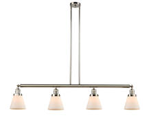Innovations Lighting 214-PN-G61 - Cone - 4 Light - 51 inch - Polished Nickel - Stem Hung - Adjustable Island Light