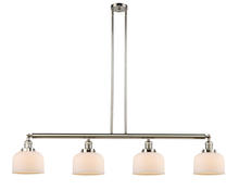 Innovations Lighting 214-PN-G71 - Bell - 4 Light - 53 inch - Polished Nickel - Stem Hung - Adjustable Island Light