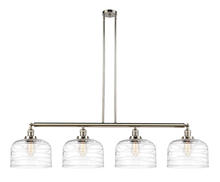 Innovations Lighting 214-PN-G713-L - Bell - 4 Light - 54 inch - Polished Nickel - Stem Hung - Adjustable Island Light