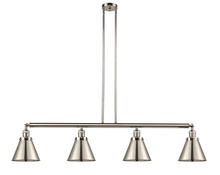 Innovations Lighting 214-PN-M13-PN - Appalachian - 4 Light - 52 inch - Polished Nickel - Stem Hung - Adjustable Island Light