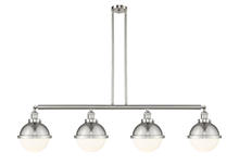 Innovations Lighting 214-SN-HFS-81-SN - Hampden - 4 Light - 54 inch - Brushed Satin Nickel - Stem Hung - Adjustable Island Light