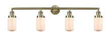 Innovations Lighting 215-AB-G311 - Dover - 4 Light - 43 inch - Antique Brass - Adjustable Bath Vanity Light
