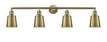 Innovations Lighting 215-AB-M9-AB - Addison - 4 Light - 42 inch - Antique Brass - Adjustable Bath Vanity Light