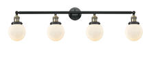 Innovations Lighting 215-BAB-G201-6 - Beacon - 4 Light - 42 inch - Black Antique Brass - Adjustable Bath Vanity Light