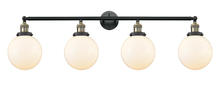 Innovations Lighting 215-BAB-G201-8 - Beacon - 4 Light - 44 inch - Black Antique Brass - Adjustable Bath Vanity Light