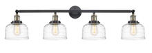 Innovations Lighting 215-BAB-G713 - Bell - 4 Light - 44 inch - Black Antique Brass - Adjustable Bath Vanity Light