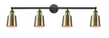 Innovations Lighting 215-BAB-M9-AB - Addison - 4 Light - 42 inch - Black Antique Brass - Adjustable Bath Vanity Light