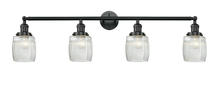 Innovations Lighting 215-BK-G302 - Colton - 4 Light - 42 inch - Matte Black - Adjustable Bath Vanity Light