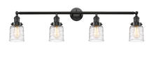 Innovations Lighting 215-OB-G513 - Bell - 4 Light - 42 inch - Oil Rubbed Bronze - Adjustable Bath Vanity Light