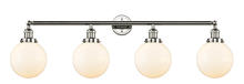 Innovations Lighting 215-PN-G201-8 - Beacon - 4 Light - 44 inch - Polished Nickel - Adjustable Bath Vanity Light