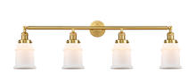 Innovations Lighting 215-SG-G181 - Canton - 4 Light - 42 inch - Satin Gold - Adjustable Bath Vanity Light