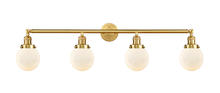 Innovations Lighting 215-SG-G201-6 - Beacon - 4 Light - 42 inch - Satin Gold - Adjustable Bath Vanity Light