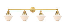 Innovations Lighting 215-SG-G531 - Oxford - 4 Light - 46 inch - Satin Gold - Adjustable Bath Vanity Light