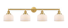 Innovations Lighting 215-SG-G71 - Bell - 4 Light - 44 inch - Satin Gold - Adjustable Bath Vanity Light