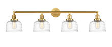 Innovations Lighting 215-SG-G713 - Bell - 4 Light - 44 inch - Satin Gold - Adjustable Bath Vanity Light