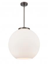 Innovations Lighting 221-1S-OB-G121-18 - Athens - 1 Light - 18 inch - Oil Rubbed Bronze - Stem Hung - Pendant