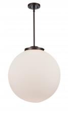 Innovations Lighting 221-1S-OB-G201-18 - Beacon - 1 Light - 18 inch - Oil Rubbed Bronze - Stem Hung - Pendant