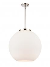 Innovations Lighting 221-1S-PN-G121-18 - Athens - 1 Light - 18 inch - Polished Nickel - Stem Hung - Pendant