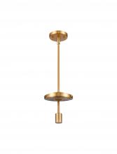 Innovations Lighting 221-1S-SG - Lake Placid - 1 Light - 7 inch - Satin Gold - Pendant