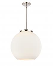 Innovations Lighting 221-3S-PN-G121-16 - Athens - 3 Light - 16 inch - Polished Nickel - Stem hung - Pendant
