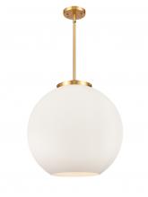 Innovations Lighting 221-3S-SG-G121-18 - Athens - 3 Light - 18 inch - Satin Gold - Stem hung - Pendant