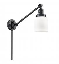 Innovations Lighting 237-BK-G51 - Bell - 1 Light - 8 inch - Matte Black -Adjustable Swing Arm