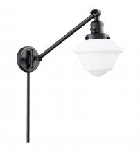 Innovations Lighting 237-BK-G531 - Oxford - 1 Light - 8 inch - Matte Black -Adjustable Swing Arm
