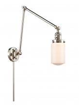 Innovations Lighting 238-PN-G311 - Dover - 1 Light - 5 inch - Polished Nickel -Adjustable Swing Arm