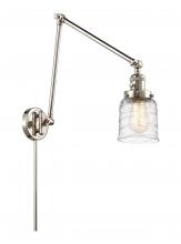 Innovations Lighting 238-PN-G513 - Bell - 1 Light - 8 inch - Polished Nickel -Adjustable Swing Arm