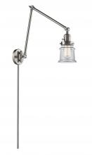 Innovations Lighting 238-SN-G182S - Canton - 1 Light - 8 inch - Brushed Satin Nickel -Adjustable Swing Arm