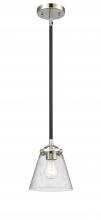 Innovations Lighting 284-1S-BPN-G64 - Cone - 1 Light - 6 inch - Black Polished Nickel - Stem hung - Mini Pendant