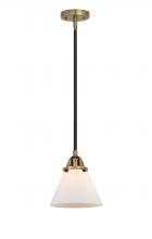 Innovations Lighting 288-1S-BAB-G41 - Cone - 1 Light - 8 inch - Black Antique Brass - Cord hung - Mini Pendant
