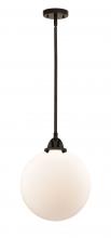 Innovations Lighting 288-1S-OB-G201-12 - Beacon - 1 Light - 12 inch - Oil Rubbed Bronze - Stem hung - Mini Pendant