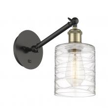 Innovations Lighting 317-1W-BAB-G1113 - Cobbleskill - 1 Light - 5 inch - Black Antique Brass - Adjustable Sconce