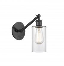 Innovations Lighting 317-1W-BK-G802 - Clymer - 1 Light - 4 inch - Matte Black - Adjustable Sconce