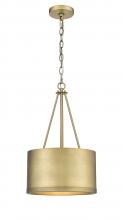 Innovations Lighting 383-1S-BB-M383-12-BB - Eclipse - 1 Light - 12 inch - Brushed Brass - Chain Hung - Mini Pendant