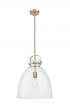 Innovations Lighting 410-1SL-CB-G412-14CL - Newton Bell - 1 Light - 14 inch - Champagne Bronze - Pendant