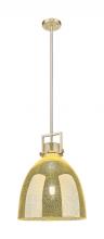 Innovations Lighting 411-1SL-CB-G412-14ME - Newton Bell - 1 Light - 14 inch - Champagne Bronze - Pendant