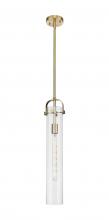 Innovations Lighting 413-1SS-CB-G413-1S-4CL - Pilaster - 1 Light - 4 inch Glass - Champagne Bronze - Pendant