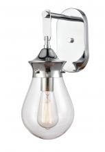 Innovations Lighting 414-1W-PC-6CL - Genesis - 1 Light - 6 inch - Polished Chrome - Bath Vanity Light