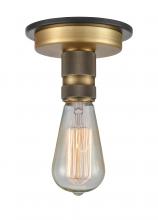 Innovations Lighting 431-1F-BBB-BB-60-A - Aurora - 1 Light - 3 inch - Black Brushed Brass - Flush Mount
