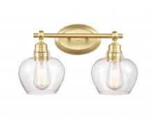 Innovations Lighting 438-2W-SB-CL - Amina Bath Vanity Light