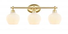 Innovations Lighting 438-3W-SB-G4381 - Amina - 3 Light - 27 inch - Satin Brass - Bath Vanity Light