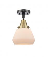 Innovations Lighting 447-1C-BAB-G171 - Fulton - 1 Light - 7 inch - Black Antique Brass - Semi-Flush Mount