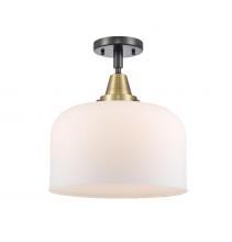 Innovations Lighting 447-1C-BAB-G71-L - Bell - 1 Light - 12 inch - Black Antique Brass - Semi-Flush Mount