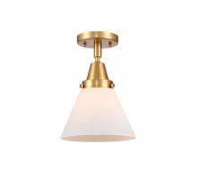 Innovations Lighting 447-1C-SG-G41 - Cone - 1 Light - 8 inch - Satin Gold - Flush Mount