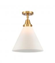 Innovations Lighting 447-1C-SG-G41-L - Cone - 1 Light - 12 inch - Satin Gold - Flush Mount