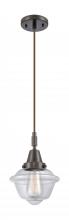 Innovations Lighting 447-1P-OB-G532 - Oxford - 1 Light - 8 inch - Oil Rubbed Bronze - Mini Pendant