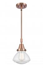 Innovations Lighting 447-1S-AC-G324 - Olean - 1 Light - 7 inch - Antique Copper - Mini Pendant