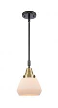 Innovations Lighting 447-1S-BAB-G171 - Fulton - 1 Light - 7 inch - Black Antique Brass - Mini Pendant